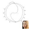 1Pc Alloy Rhinestone Wedding Bridal Headbands OHAR-HY0001-04P-1