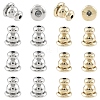 20Pcs 2 Colors Brass Ear Nuts KK-YW0004-63-1
