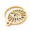 201 Stainless Steel Pendants STAS-G258-09G-4