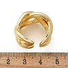 Brass Cuff Finger Rings RJEW-C120-14G-5