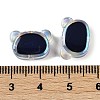 Two Tone Glass Beads GLAA-Z007-09A-4