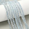 Natural Aquamarine Beads Strands G-P576-4mm-01A-1