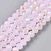 Electroplate Glass Beads Strands EGLA-A044-J3mm-L02-5