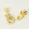 Alloy Rhinestone Magnetic Clasps X-RB-A047-01G-3