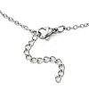 304 Stainless Steel Cable Chains Macrame Pouch Empty Stone Holder for Pendant Necklaces Making NJEW-TA00083-01-5