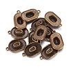 Tibetan Style Alloy Hat Pendants TIBEP-1023-AB-FF-1