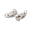 Rhodium Plated 925 Sterling Silver Lobster Claw Clasps STER-D006-19P-2