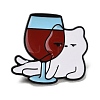 Drunk Cat Enamel Pins JEWB-I060-02EB-01-1