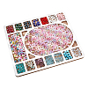 Wooden Bead Design Boards WOOD-WH0042-26C-1