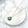 304 Stainless Steel Micro Pave Cubic Zirconia constellation Pendant Necklaces NJEW-R021-01G-05-2