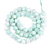 Anti-Tarnish Electroplate Glass Beads Strands GLAA-T025-8mm-14D-2