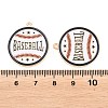 Sport Alloy Enamel Pendants ENAM-C035-01E-3