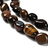 Natural Tiger Eye Beads Strands G-P497-01E-46-4