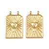 Brass Pendants KK-L255-22G-01-1