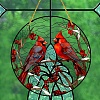 Cardinal Lovebirds Window Hanging Ornaments PW-WGA0D53-01-3