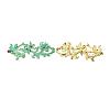 Chinese Style Alloy Enamel Chandelier Components Links X-ENAM-E329-63E-G-2