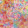  Opaque Solid Color & Imitation Jelly & Transparent Styles Acrylic Beads MACR-TA0001-15-2