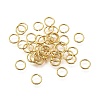 Brass Open Jump Rings KK-B147-03E-G-1