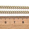 304 Stainless Steel Curb Chain Necklaces X-NJEW-H492-01G-4