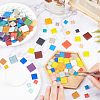 AHADERMAKER 190Pcs 3 Styles Mosaic Tiles Glass Cabochons DIY-GA0003-69-3