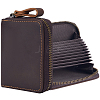 Rectangle Leather Credit Card Wallets for Women Men AJEW-WH20001-31B-1