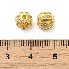 Rack Plating Brass Pave Cubic Zirconia Beads KK-D100-10G-01-3