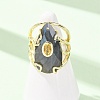 Natural Labradorite Cuff Rings GG-CBA5FCC-03G-06-1