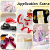 1Roll Solid Color Organza Ribbons ORIB-CY0001-03A-5