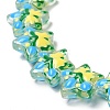 Handmade Lampwork Beads Strands LAMP-K037-15E-3