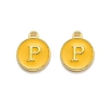 Golden Plated Alloy Enamel Charms LS-ENAM-Q437-13P-1