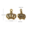 Tibetan Style Alloy Charms X-TIBEP-S029-AG-LF-2