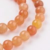 Natural Red Aventurine Beads Strands GSR10mmC023-3