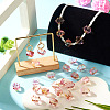 30Pcs Transparent Handmade Lampwork Beads LAMP-TADJ0001-12B-5