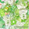 28Pcs 14 Styles Translucent Resin Cabochons CRES-YW0002-36C-1