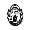 Oval Enamel Pins JEWB-I059-02EB-01-1
