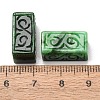 Dyed Natural Myanmar Jade Carved Beads GG-CBABA9C-07C-3