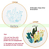 Flower Pattern Embroidery Beginner Kits DIY-WH0453-66-5
