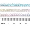 Transparent Painted Glass Beads Strands X1-DGLA-A034-T4mm-A21-3
