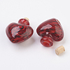 Handmade Lampwork Perfume Bottle Pendants LAMP-P044-F03-2