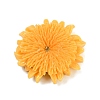 Opaque Resin Flowers Cabochons RESI-R463-02A-1