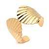 304 Stainless Steel Cuff Bangles for Women BJEW-G750-01G-2