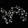 CHGCRAFT 2Pcs 2 Style Bridal Pearl Rhinestone HairBand OHAR-CA0001-07-7