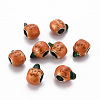 Alloy Enamel European Beads PALLOY-T048-35-RS-1