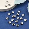 Brass Rhinestone Spacer Beads RSB072-12S-2
