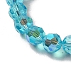 Electroplate Transparent Glass Beads Strands LS-EGLA-A035-T8mm-L08-3