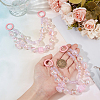 2Pcs Bowknot Heart Plastic Pendant Decorations DIY-BBC0002-28A-3