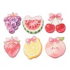 Embossed Printed Acrylic Pendants AC-CBAC02B-06-1