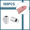 100Pcs 304 Stainless Steel Tube Beads STAS-UN0063-82A-P-3
