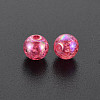 Transparent Crackle Acrylic Beads MACR-S373-66-L02-3