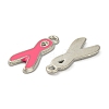 (Defective Closeout Sale: Bubble) Alloy Enamel Pendants LS-ENAM-XCP0001-15P-3